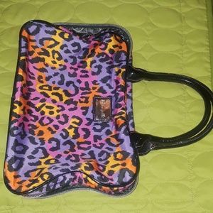 Betsey Johnson Leopard Toiletry/ Makeup Bag